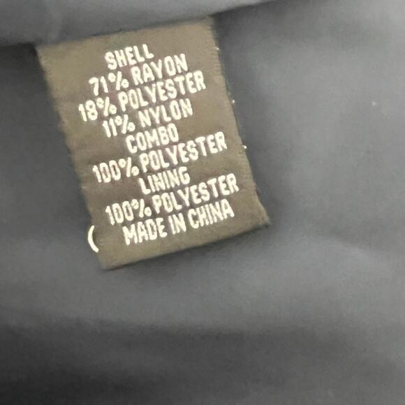 Adrianna Papell Cap Sleeve Maxi Dress Gown 10 Navy Formal Mother Of The Bride - Picture 11 of 11